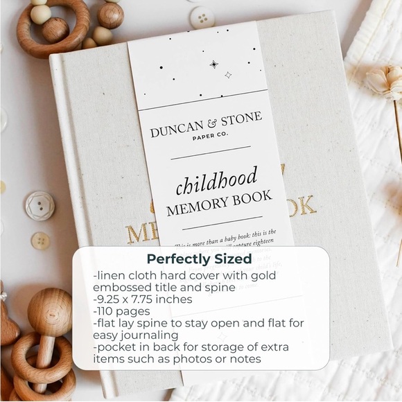 Childhood Memory Book - Cream - Picture 4 of 5